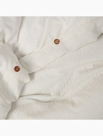 Parure de lit en Gaze de Microfibre uni ou bicolore