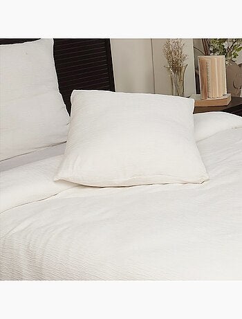 Parure de lit en Gaze de Microfibre uni ou bicolore