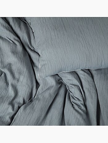 Parure de lit en Gaze de Microfibre uni ou bicolore