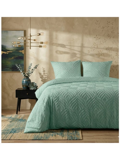 Parure de lit en microfibre Collection Tufte - Kiabi Parure de lit en microfibre Collection Tufte - Kiabi