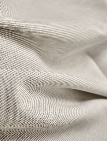 Parure de lit en microfibre flanelle motif fines rayures