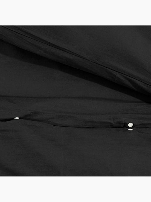 Parure de lit en microfibre grise avec 2 taies - vidaxl - Kiabi Parure de lit en microfibre grise avec 2 taies - vidaxl - Kiabi