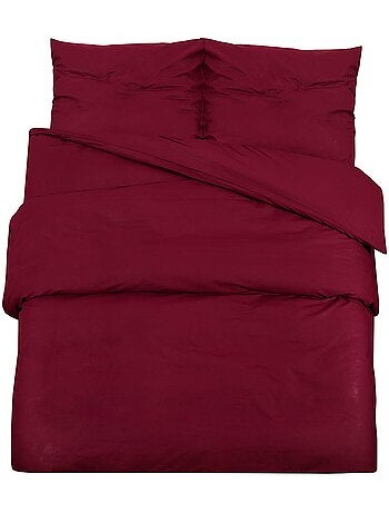 Parure de lit en microfibre grise avec 2 taies - vidaxl