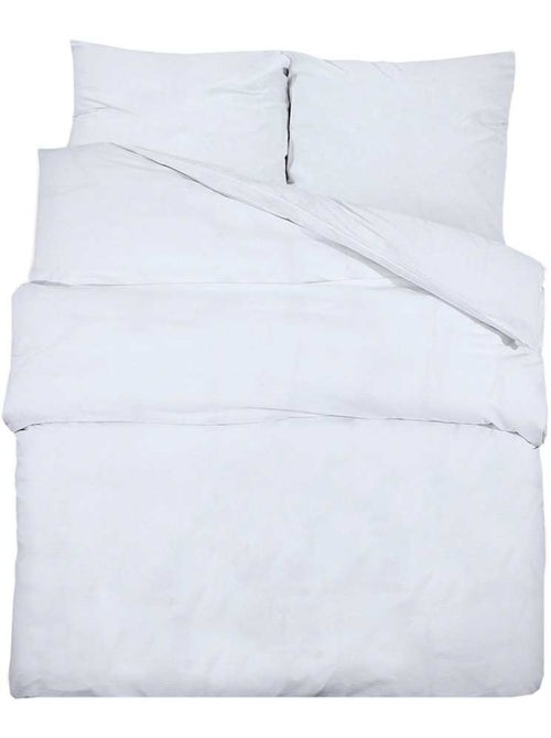 Parure de lit en microfibre housse de couette et 2 taies - vidaxl - Kiabi Parure de lit en microfibre housse de couette et 2 taies - vidaxl - Kiabi