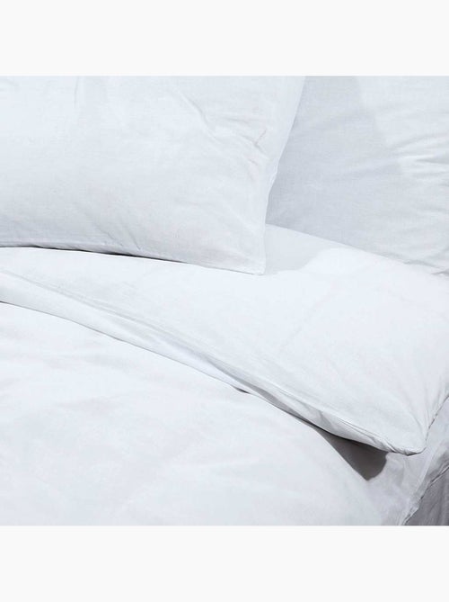Parure de lit en microfibre housse de couette et 2 taies - vidaxl - Kiabi Parure de lit en microfibre housse de couette et 2 taies - vidaxl - Kiabi