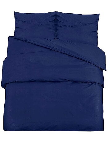 Parure de lit en microfibre housse de couette et 2 taies - vidaxl