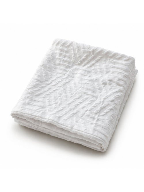Parure de lit en microfibre jacquard motif chevrons, Eda - Kiabi