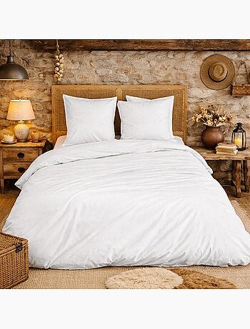 Parure de Lit en Percale de Coton 65 fils/cm²