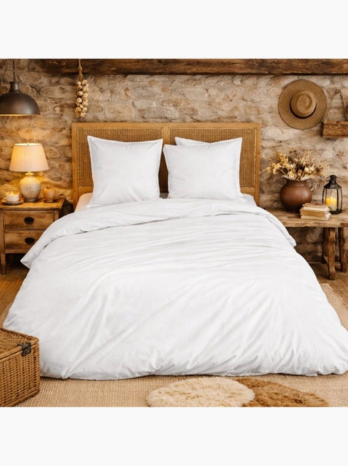 Parure de Lit en Percale de Coton 65 fils/cm² - Kiabi