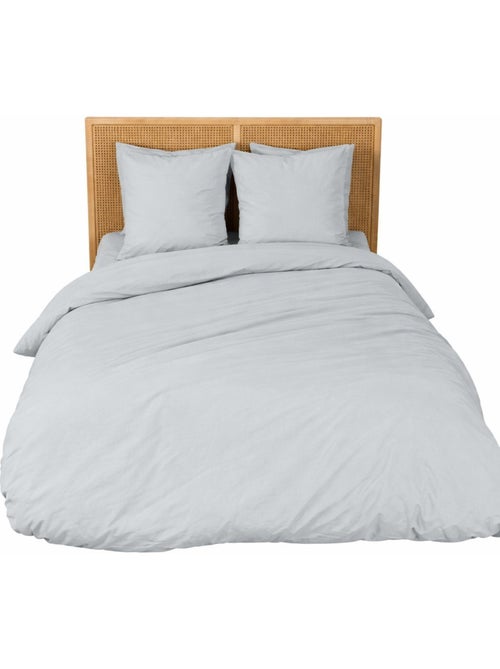 Parure de Lit en Percale de Coton 65 fils/cm² - Kiabi Parure de Lit en Percale de Coton 65 fils/cm² - Kiabi