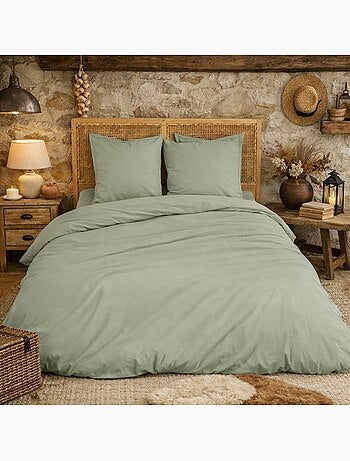 Parure de Lit en Percale de Coton 65 fils/cm²