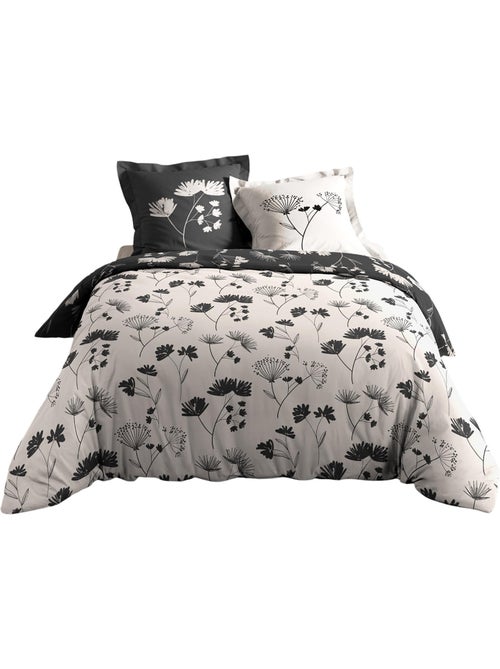 Parure de lit en percale de coton Collection Iris - Kiabi Parure de lit en percale de coton Collection Iris - Kiabi