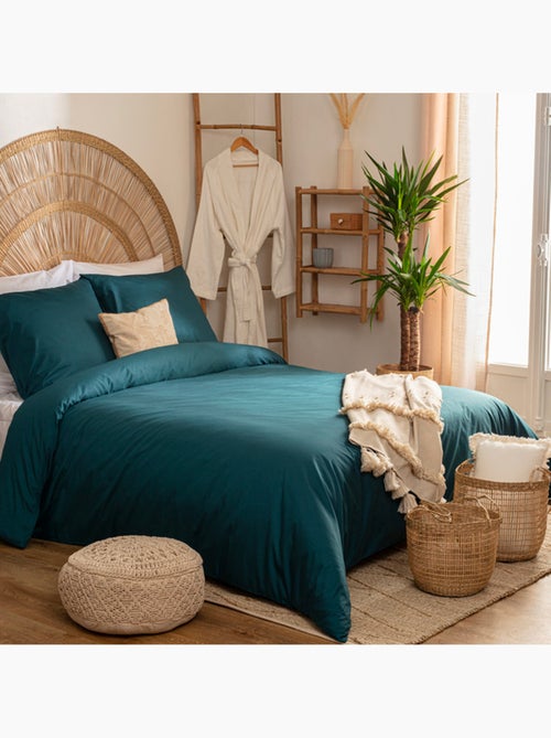 Parure de lit en percale de coton LANDIHA - Kiabi