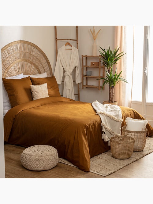 Parure de lit en percale de coton LANDIHA - Kiabi