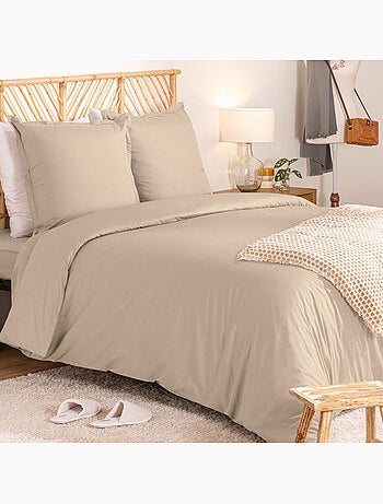 Parure de lit en percale de coton LANDIHA