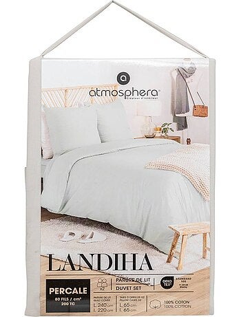 Parure de lit en percale de coton landiha