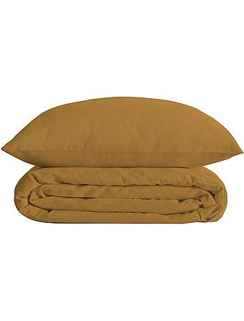 Parure de lit en Percale de coton Uni