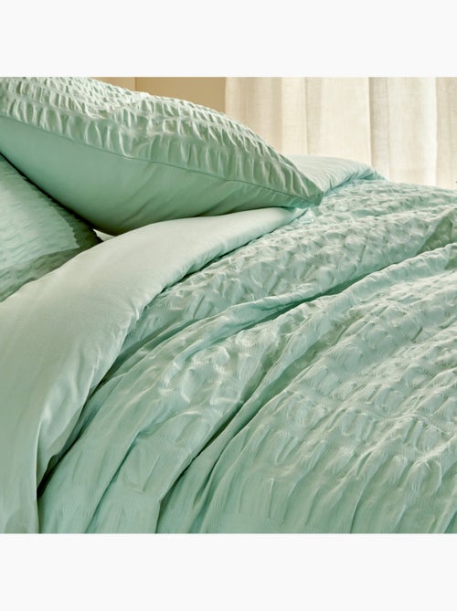 Parure de lit en polycoton gaufré IRHIA - Kiabi