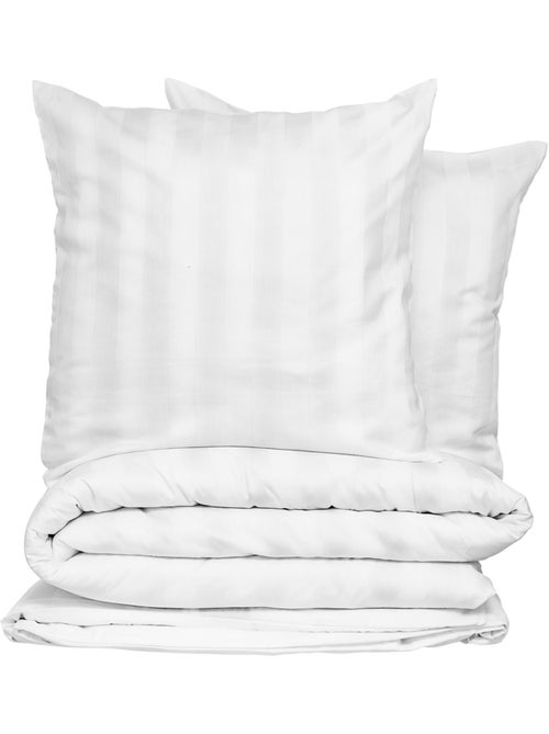 Parure de lit en satin de coton ISADORA - Kiabi