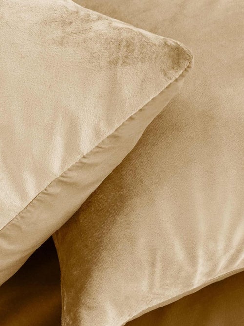 Parure de lit en velours uni - Kiabi Parure de lit en velours uni - Kiabi