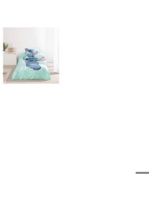 Parure de lit enfant - 140x200 cm 100% coton - disney lilo & stitch ohana - Kiabi Parure de lit enfant - 140x200 cm 100% coton - disney lilo & stitch ohana - Kiabi