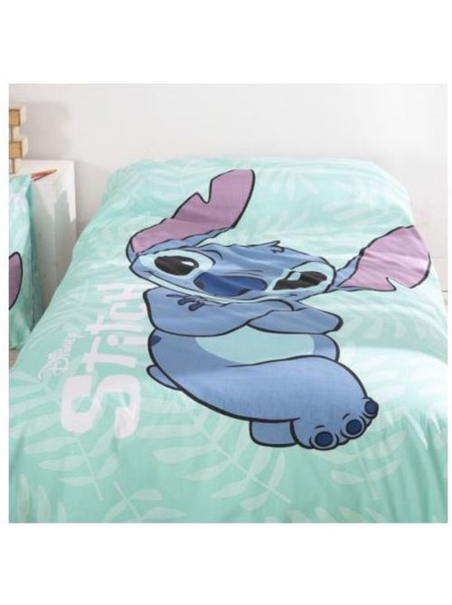 Parure de lit enfant - 140x200 cm 100% coton - disney lilo & stitch ohana - Kiabi Parure de lit enfant - 140x200 cm 100% coton - disney lilo & stitch ohana - Kiabi