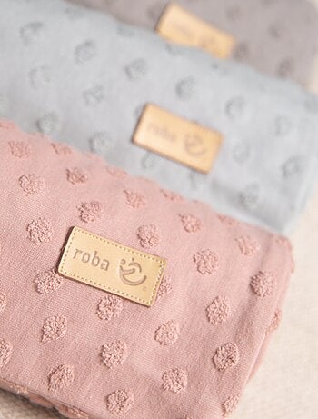 Parure de lit enfant - Housse de couette + taie d'oreiller en coton bio 'Roba lil planet'