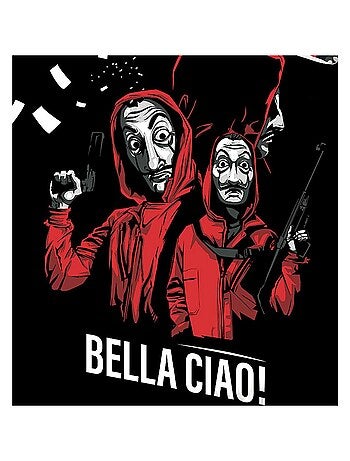 Parure de lit enfant 100% coton imprimées - CASA DE PAPEL