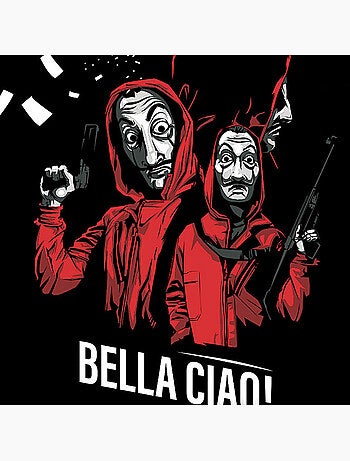 Parure de lit enfant 100% coton imprimées - CASA DE PAPEL