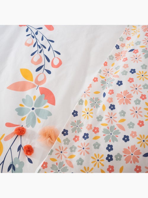 Parure de lit enfant 100% coton imprimées - Hello - Kiabi