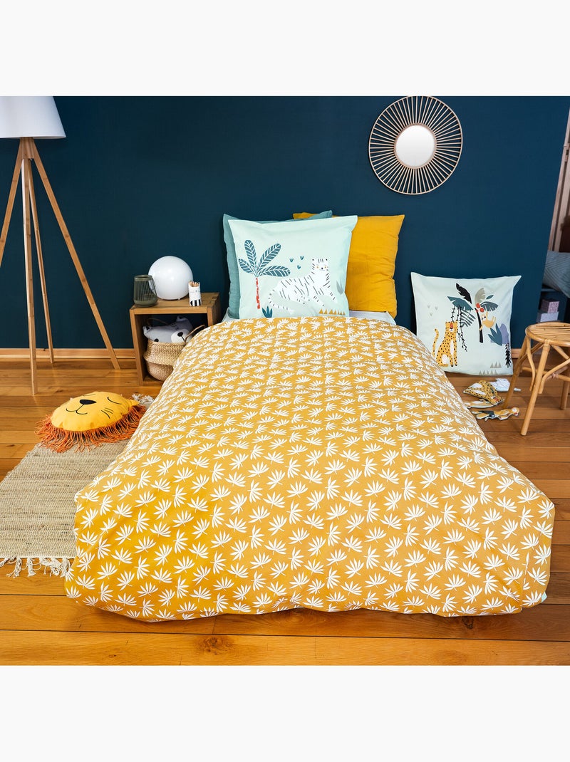 Parure de lit enfant 100% coton imprimées - JUGLE MANIA Vert - Kiabi