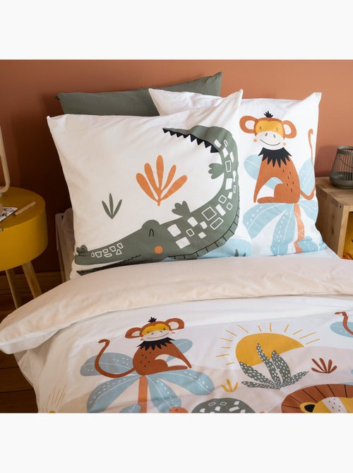 Parure de lit enfant 100% coton imprimées - Kids_Savane - Kiabi