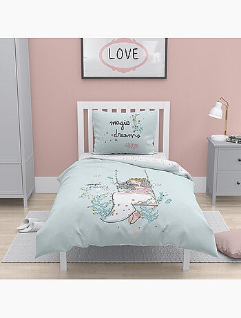 Parure de lit enfant 100% coton imprimées - Magic