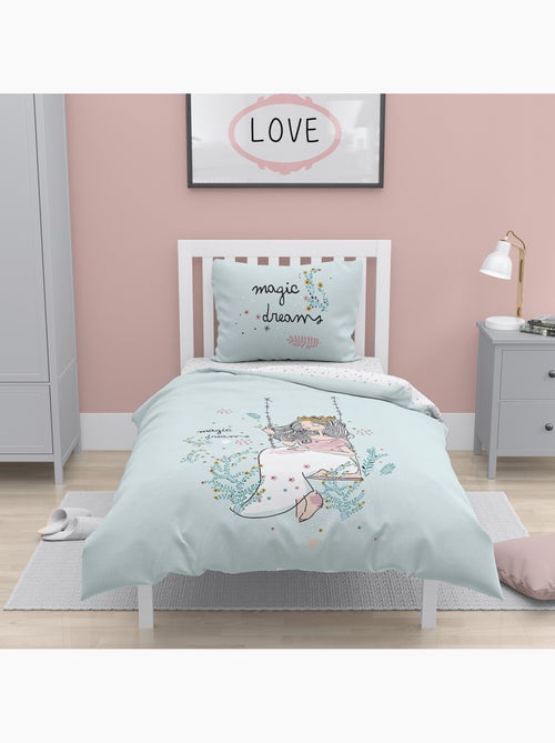 Parure de lit enfant 100% coton imprimées - Magic - Kiabi Parure de lit enfant 100% coton imprimées - Magic - Kiabi