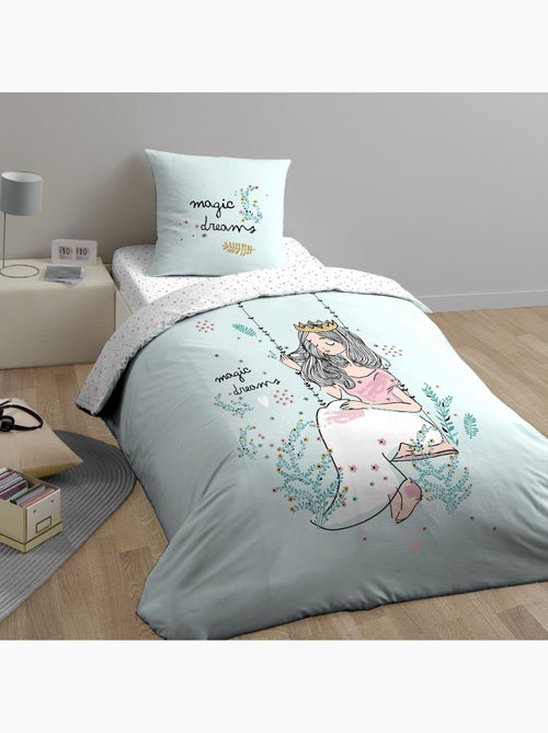Parure de lit enfant 100% coton imprimées - Magic - Kiabi Parure de lit enfant 100% coton imprimées - Magic - Kiabi