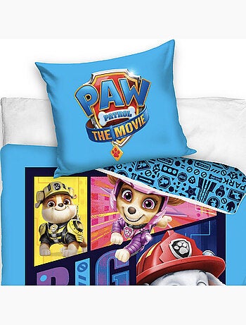 Parure de lit enfant 100% coton imprimées - PAT'PATROUILLE