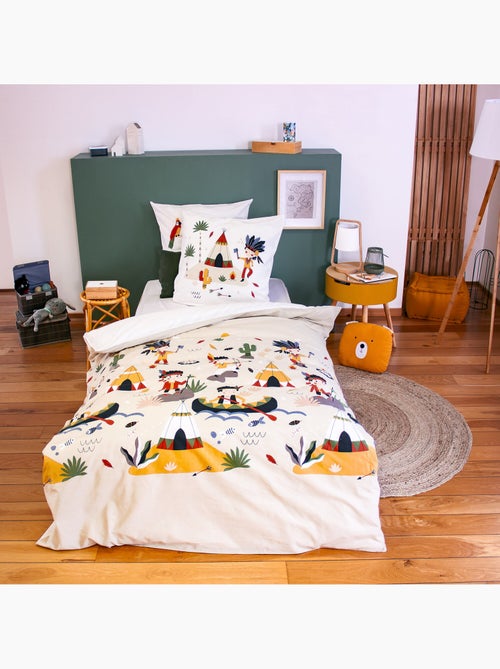 Parure de lit enfant 100% coton imprimées - Pirate - Kiabi