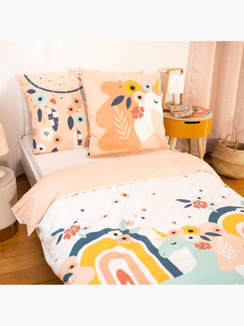 Parure de lit enfant 100% coton imprimées - PRUNELLIA - Kiabi