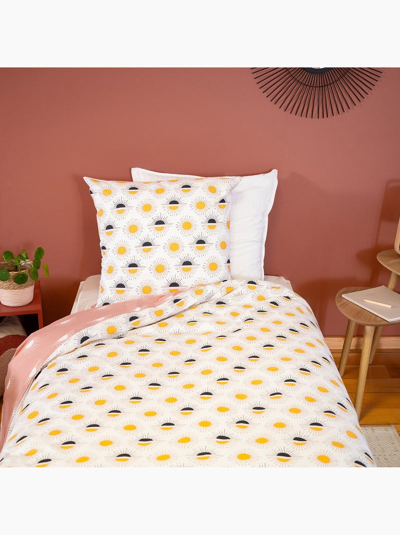 Parure de lit enfant 100% coton imprimées - TERRAMEA Blanc - Kiabi