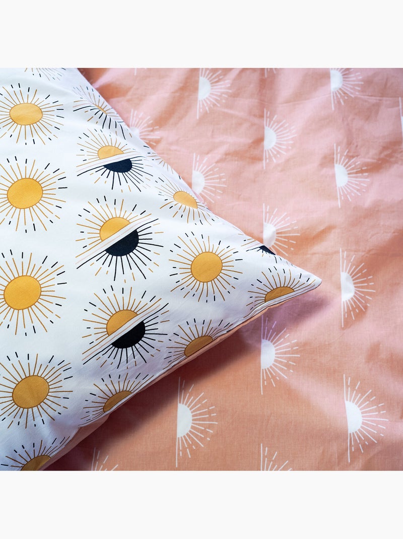 Parure de lit enfant 100% coton imprimées - TERRAMEA Blanc - Kiabi