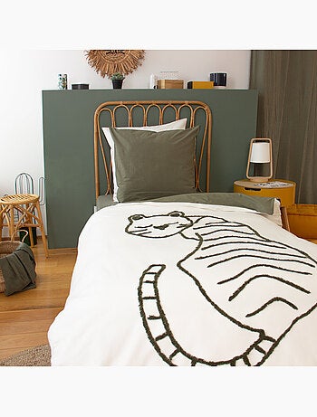 Parure de lit enfant 100% coton imprimées - TIGRE
