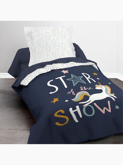 Parure de lit enfant 100 % coton kool - Kiabi
