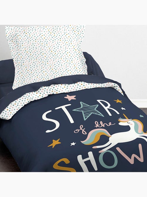 Parure de lit enfant 100 % coton kool - Kiabi