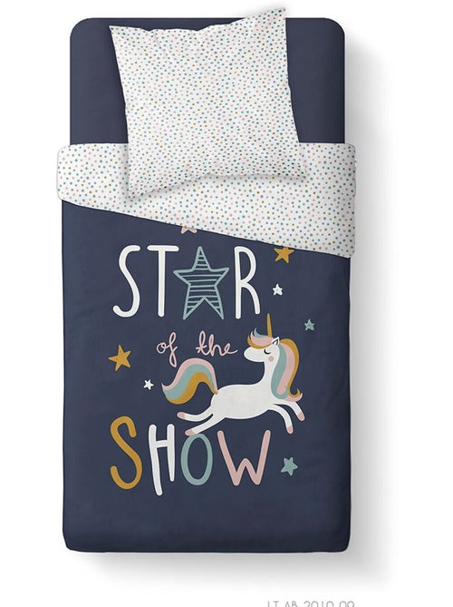 Parure de lit enfant 100 % coton kool - Kiabi