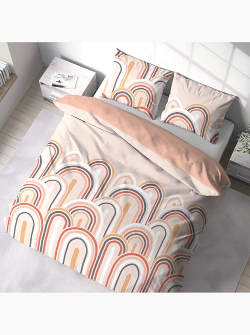 Parure de lit enfant 100 % coton love - Kiabi