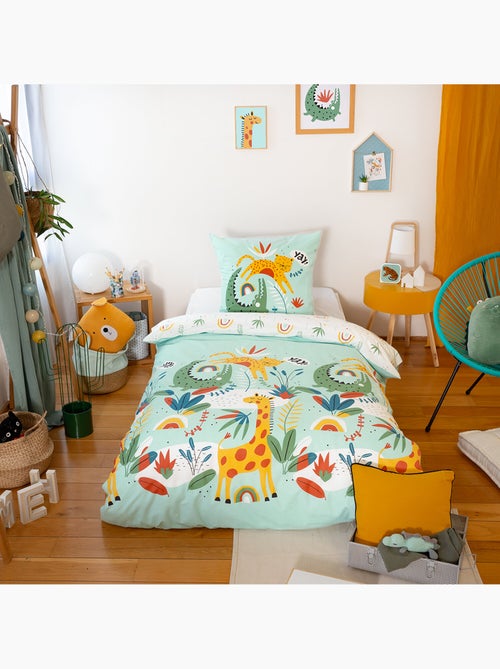 Parure de lit enfant 100 % coton poumba - Kiabi