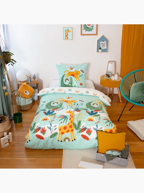 Parure de lit enfant 100 % coton poumba - Kiabi