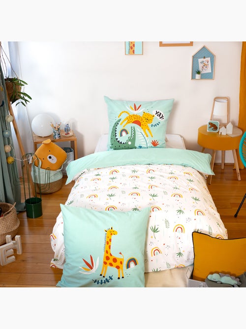 Parure de lit enfant 100 % coton poumba - Kiabi