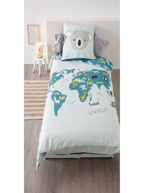 Parure de lit enfant 100% coton réversible ARTE DU MONDE - Kiabi
