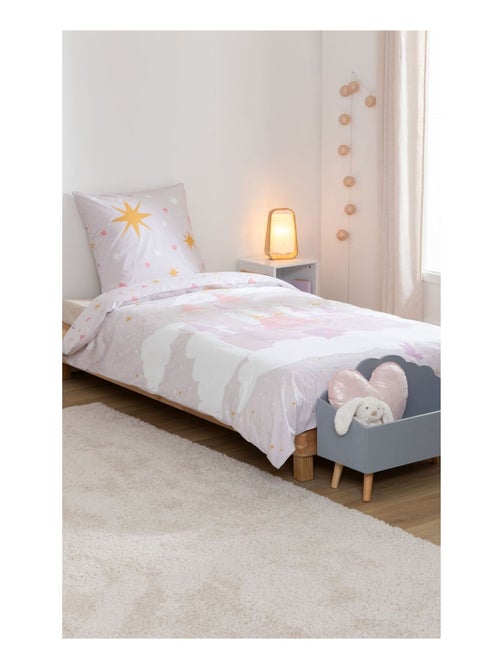 Parure de lit enfant 100% coton réversible CHÂTEAU - Kiabi
